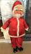 Antique Vintage 26 Santa Claus Store Display Figure Mask Face Red Clothes