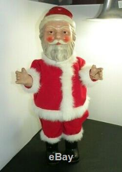 Antique Vintage Santa Claus Doll Composite Christmas 1920's to 40's Holiday 19