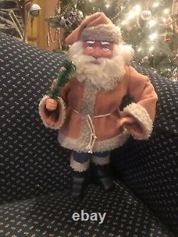 Antique look 19 Woodcutter Santa Claus Candy Container reproduction