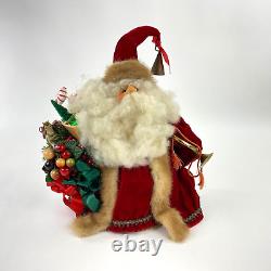 Apple Whimseys Santa Claus Handcrafted Figure St Nick by Lita Gates 1978