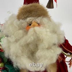 Apple Whimseys Santa Claus Handcrafted Figure St Nick by Lita Gates 1978