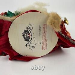 Apple Whimseys Santa Claus Handcrafted Figure St Nick by Lita Gates 1978