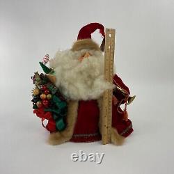 Apple Whimseys Santa Claus Handcrafted Figure St Nick by Lita Gates 1978