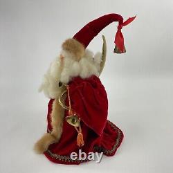 Apple Whimseys Santa Claus Handcrafted Figure St Nick by Lita Gates 1978