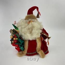 Apple Whimseys by Lita Gates Santa Claus Handcrafted Figure St Nick 1978
