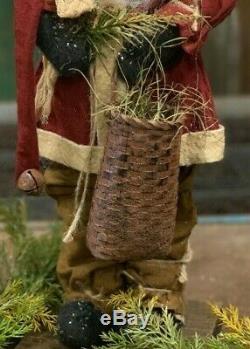 Arnett Santa Claus Christmas Doll with Basket