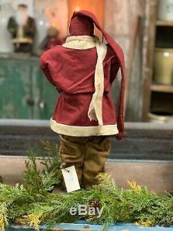 Arnett Santa Claus Christmas Doll with Basket