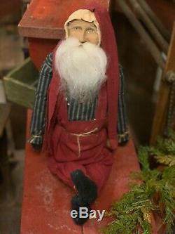 Arnett Sitting Santa Claus Christmas Doll