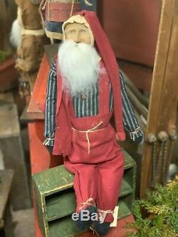 Arnett Sitting Santa Claus Christmas Doll
