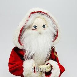 Artisan Hand Crafted Santa Claus St Nick Folk Art Primitive 18 Figure 1965