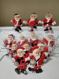Artmark Petite Pals Santa Clause Sitter+Non Sitter Doll Vintage Lot 12 Gift Xmas