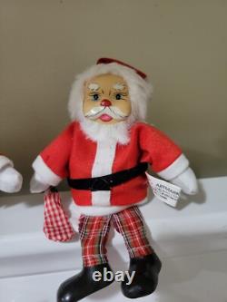 Artmark Petite Pals Santa Clause Sitter+Non Sitter Doll Vintage Lot 12 Gift Xmas