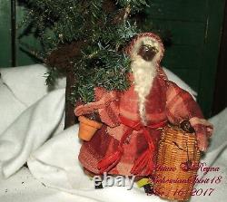 Arturo E. Reyna SANTA CLAUS FIGURE AMERICANA FOLK ART PRIMITIVE VICTORIAN STYLE