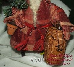 Arturo E. Reyna SANTA CLAUS FIGURE AMERICANA FOLK ART PRIMITIVE VICTORIAN STYLE