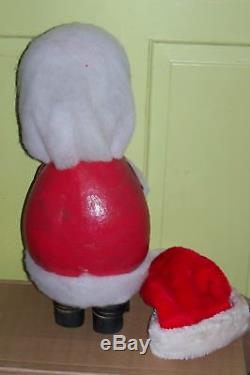 Authentic Vtg SIGNED Rutherford Tubby Brown Xmas 25 Folk Art Santa Claus