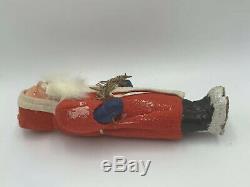 Belsnickle Antique German Santa Claus Christmas Plaster Felt Fur Beard Switch