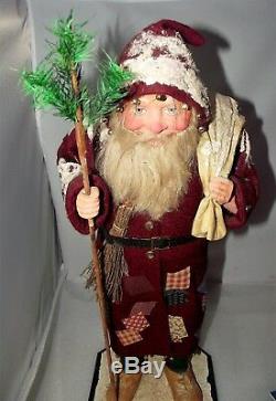 Belsnickle German Style Santa Claus 20 Figurine Susan Shroyer Signed Lim Ed 90