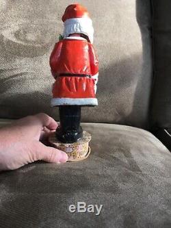 Belsnickles Nodder Santa Claus Paper Mache Christmas Ornament Figure