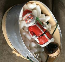 Belsnickles Nodder Santa Claus Paper Mache Christmas Ornament Figure