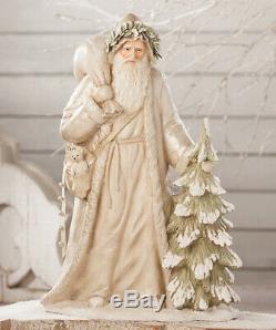 Bethany Lowe Christmas Winter White Father Christmas Santa Claus Figurine