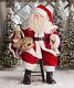 Bethany Lowe Resin/leather/fabric Santa Claus Christmas Holiday Decor, 20''h