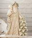 Bethany Lowe Winter White Father Christmas Santa Claus Figure 18.5 Tall
