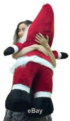 Big Plush Santa Claus 48 inch Made in USA Huge Soft Stuffed Christmas Figure