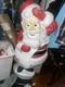 Blow Mold Santa Claus With List By Union Products U. S. A. Stands 43 Inches Tall