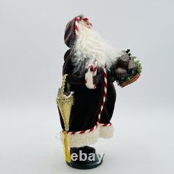Byers Choice Christmas Caroler Santa Claus With Chocolate Basket Figurine NEW