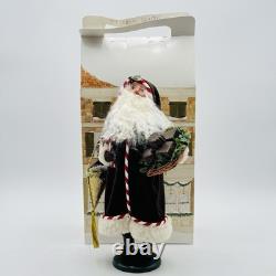 Byers Choice Christmas Caroler Santa Claus With Chocolate Basket Figurine NEW