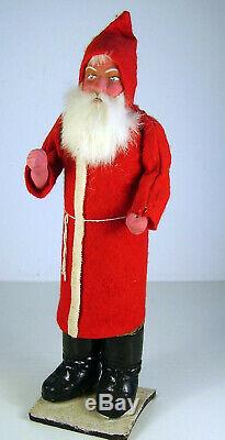 C1900 LARGE German papier mache Santa Claus figure CANDY CONTAINER 14 inches