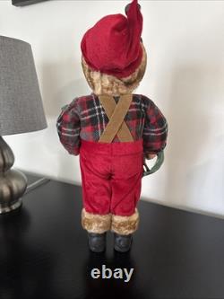CHRISTMAS Gorgeous Large Woodshop Santa Claus Christmas Figure 18.5 Holiday Dec