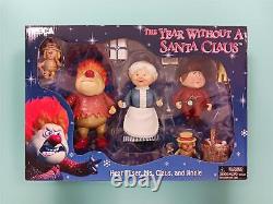 CLASSIC 70s YEAR WITHOUT SANTA CLAUS Action Figure SET HEAT MISER RANKIN BASS