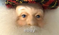Chelsea Fair Santa Claus RARE Golfing Figure for Neiman Marcus 18 Inch Signed