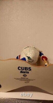 Chicago Cubs Official MLB Santa Claus Christmas Holiday Figurine 8 Resin 2001