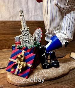 Chicago Cubs Official MLB Santa Claus Christmas Holiday Figurine Vintage 2000