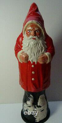 Christbaumschmuck Dresdner Pappe Candy Box Weihnachtsmann Santa Claus Rot Figur