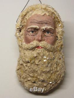 Christbaumschmuck Masse Dresdner Pappe Weihnachtsmann Santa Claus Figur 1900