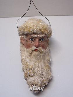 Christbaumschmuck Masse Dresdner Pappe Weihnachtsmann Santa Claus Figur 1910 3