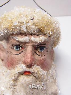 Christbaumschmuck Masse Dresdner Pappe Weihnachtsmann Santa Claus Figur 1910 3