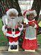 Christmas Animated African American Mr. And Mrs. Santa Claus Very Rare 13 Works