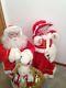 Christmas Animated Santa Claus And Mrs. Claus Beautiful Set