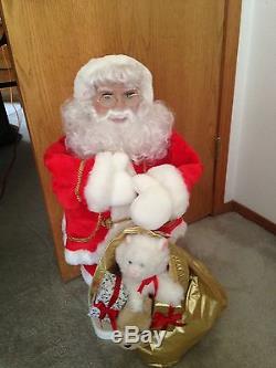 Christmas Animated Santa Claus And Mrs. Claus Beautiful Set