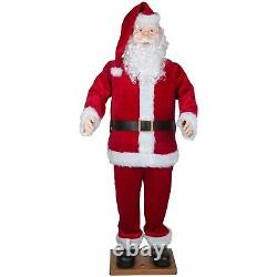 Christmas Decor Santa Claus Animated Life Size Figure Singing Dancing Holiday
