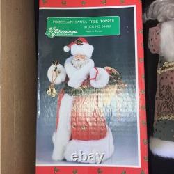 Christmas Decor Santa Claus Tree Toppers & Hallmarks Large Santa