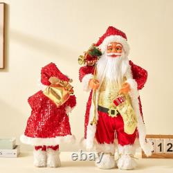 Christmas Decoration Christmas Doll Ornament Collectible Doll Statue Santa Claus