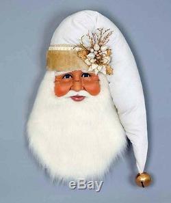 Christmas Decorations Winter White Santa Claus Wall Art 31h Door Decoration