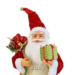 Christmas Doll, Santa Claus Figure, Home Ornament Collectible Doll Classic