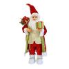 Christmas Doll Standing Santa Claus Figure Decor For Holiday With Gifts Bag