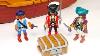 Christmas Eve Santa Claus Attacks Playmobil Pirates Pirate Ship Playset And Figures Cannon Treasure